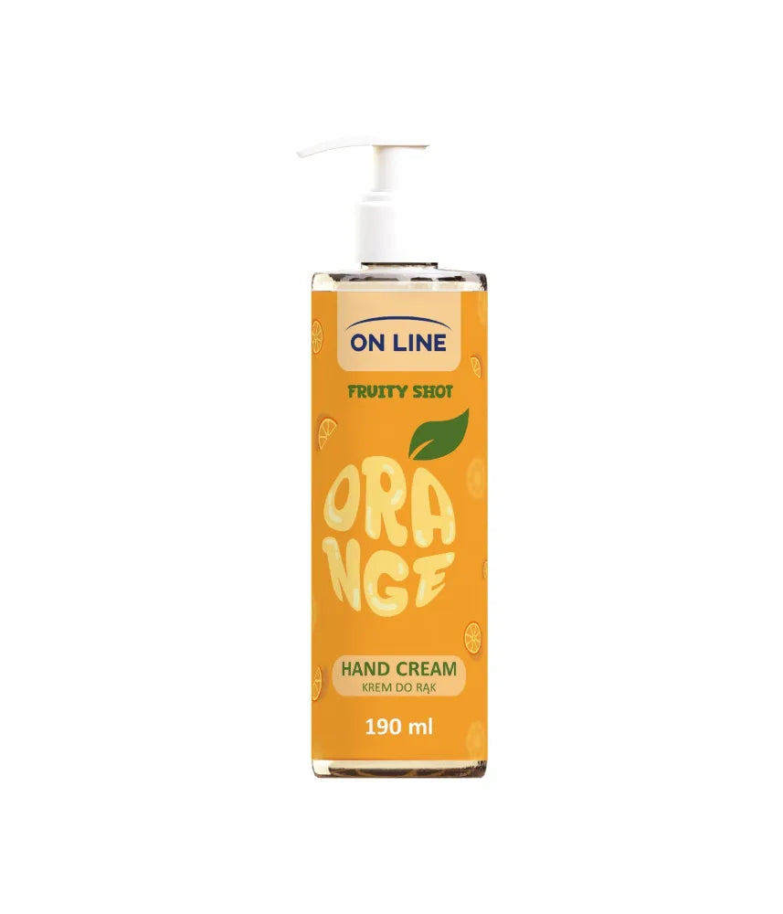ON LINE Fruity Shot Orange rankų kremas 190 ml - Kosmetika