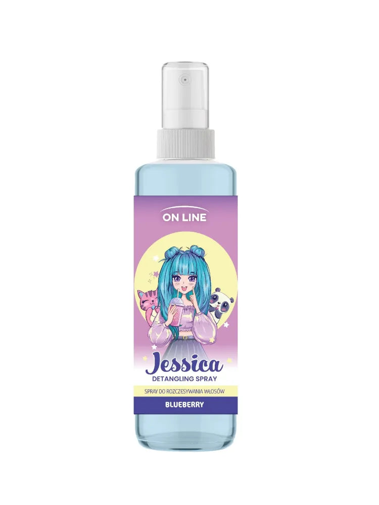 ON LINE KIDS Jessica Purškiklis plaukams - Mėlynasis 200 ml - Kosmetika