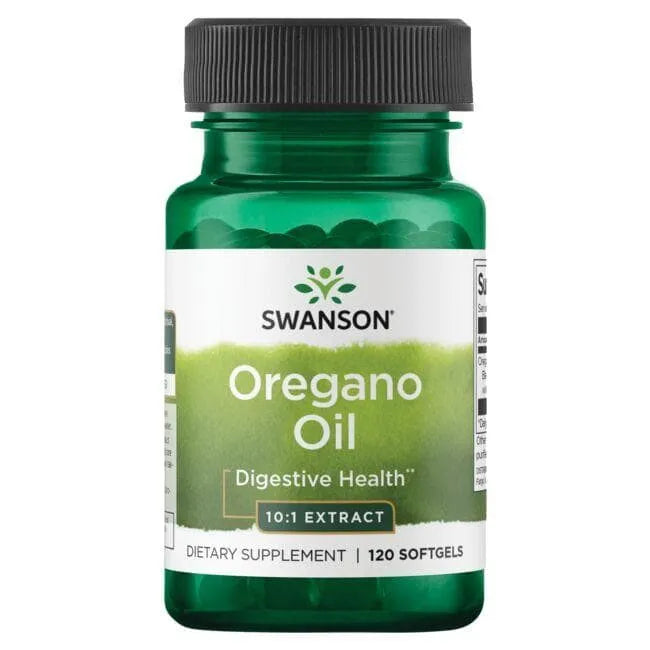 Oregano Oil 10:1 Extract - Raudonėlio ekstraktas - N120 - Swanson - Papildai