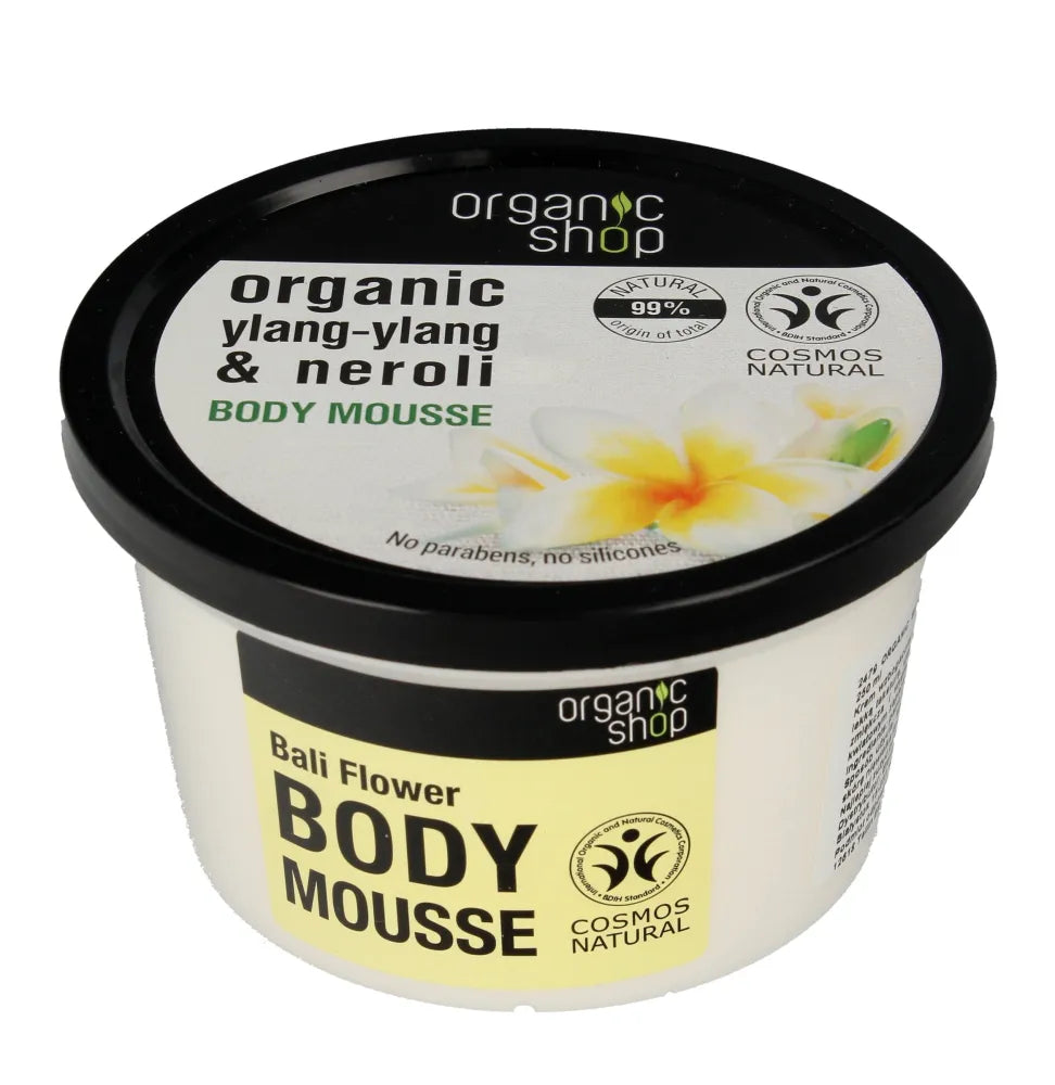 Organic Shop Ylang & Neroli kūno mousse 250ml - Kosmetika