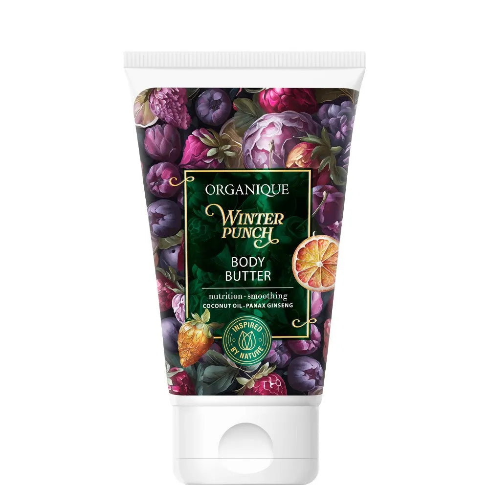 ORGANIQUE Winter Punch Body butter 150 ml žiemai skirtas kūno sviestas - Kosmetika