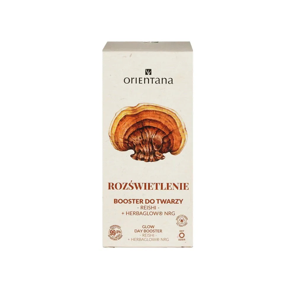 ORIENTANA Face Booster ILLUMINATION dienai - Reishi + Herbaglow 30 ml - Kosmetika
