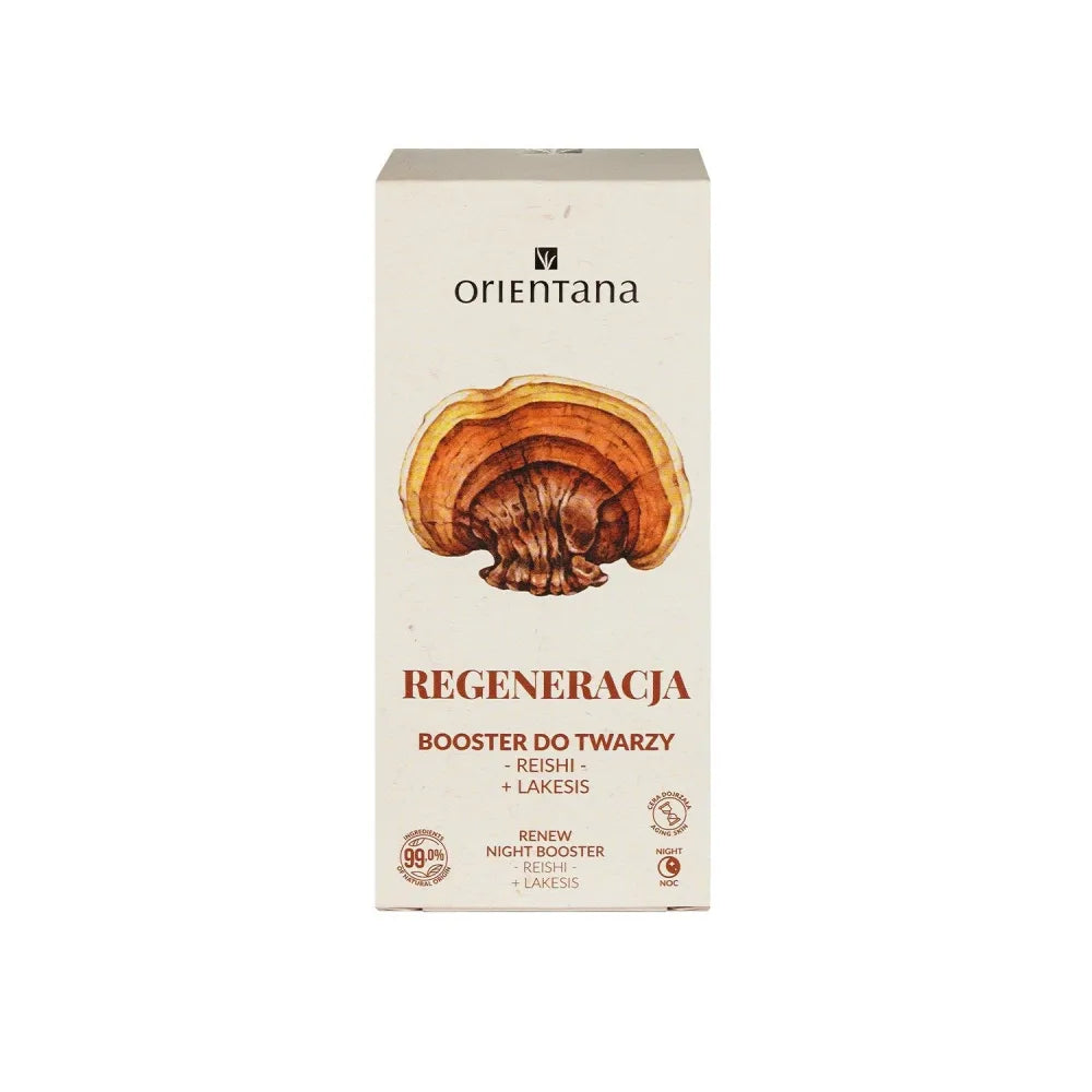 ORIENTANA Face Booster REGENERATION for Night - Reishi + Lakesis 30 ml - Kosmetika