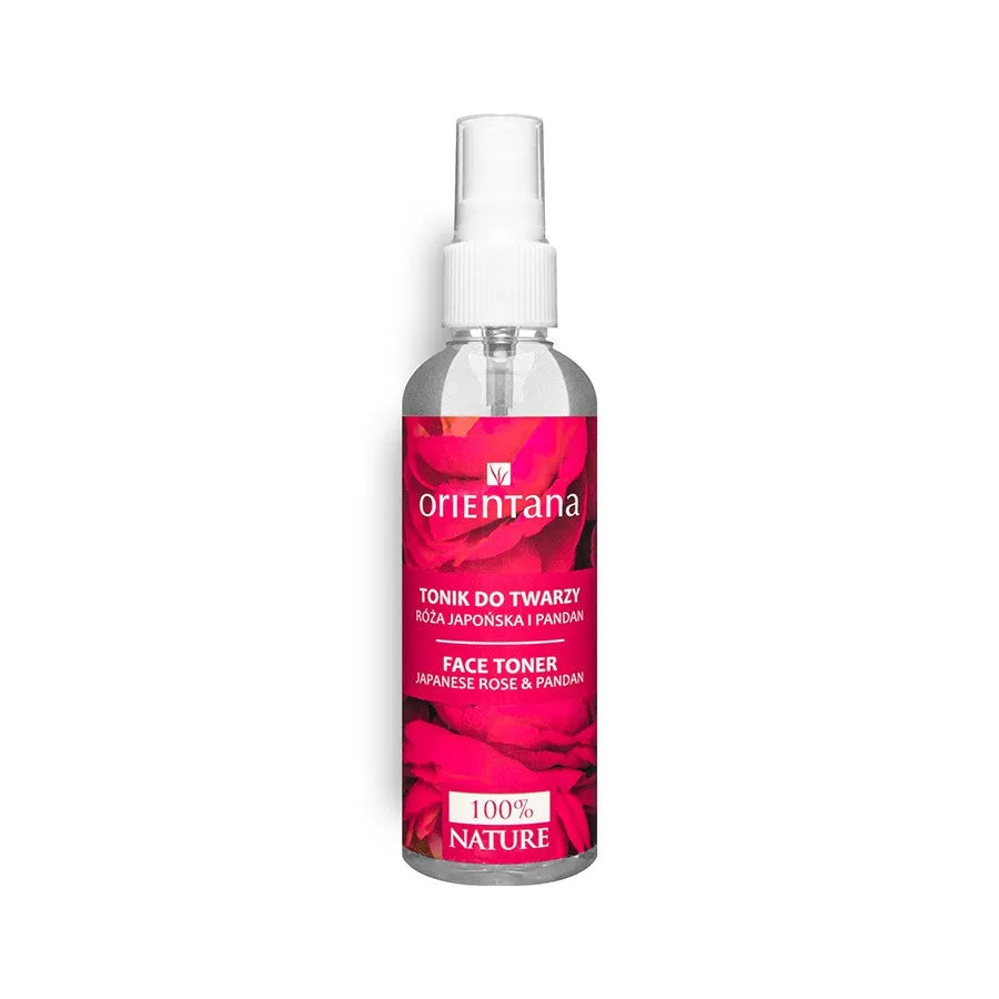 Orientana Face Toner JAPANESE ROSE AND PANDAN 100ml Veido tonikas JAPONO ROŽĖ IR - Kosmetika