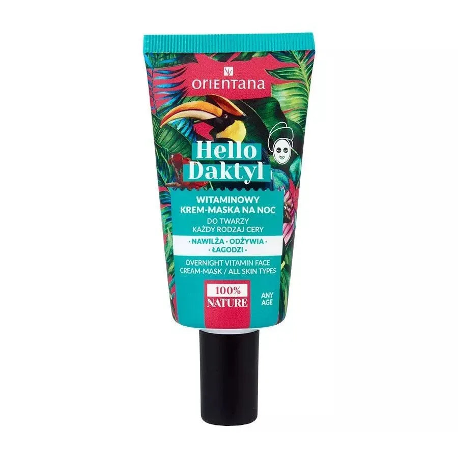 ORIENTANA Hello Daktyl Vitaminų Kremas-Maskai Naktį 40ml - Kosmetika