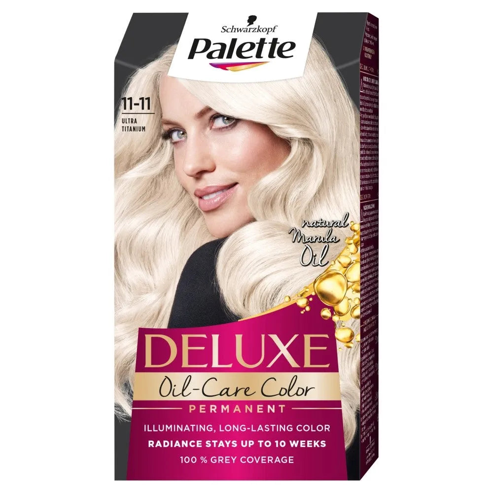 Palette Deluxe Permanent Hair Color No. 11-11 (oksidatorius) Ultra Titanas 1 vnt. - Kosmetika