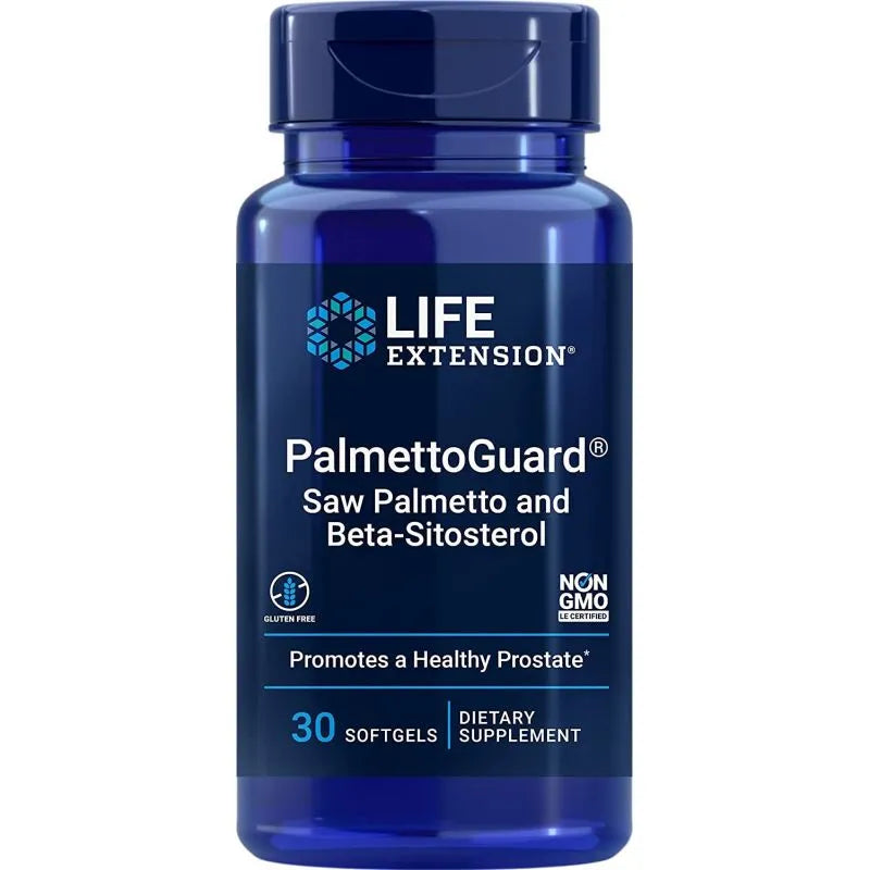 PalmettoGuard Saw Palmetto with Beta-Sitosterol - 30 softgels - Life Extension - Papildai