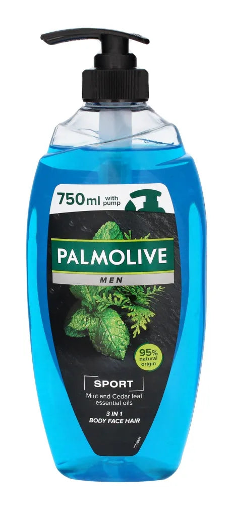 Palmolive Men 2in1 Revitalizuojantis Sporto Dušo Gelis 750ml - Kosmetika