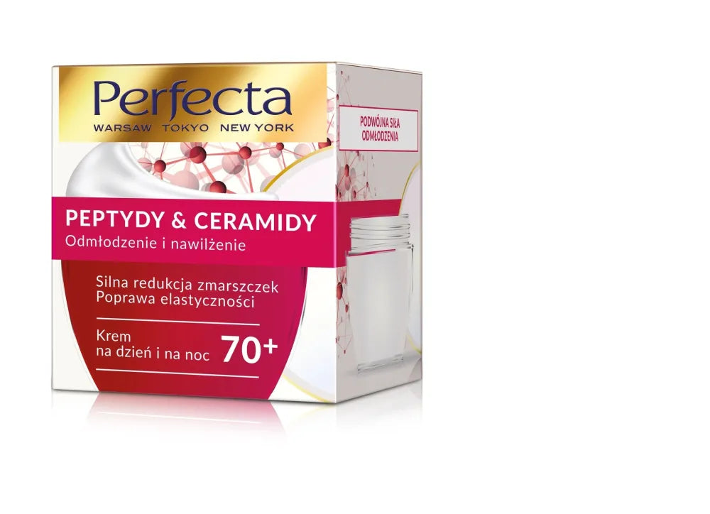 Perfect Peptides & Ceramides 70+ Dienos ir Nakties Kremas Stiprus Raukšlių Mažinimas Stangrinimas 50ml - Kosmetika