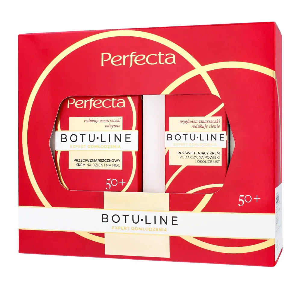 PERFECTA Botuline 50+ dovanų rinkinys (Kremas nuo raukšlių dienai ir nakčiai 50 ml + Akių kremas 15 ml) - Kosmetika