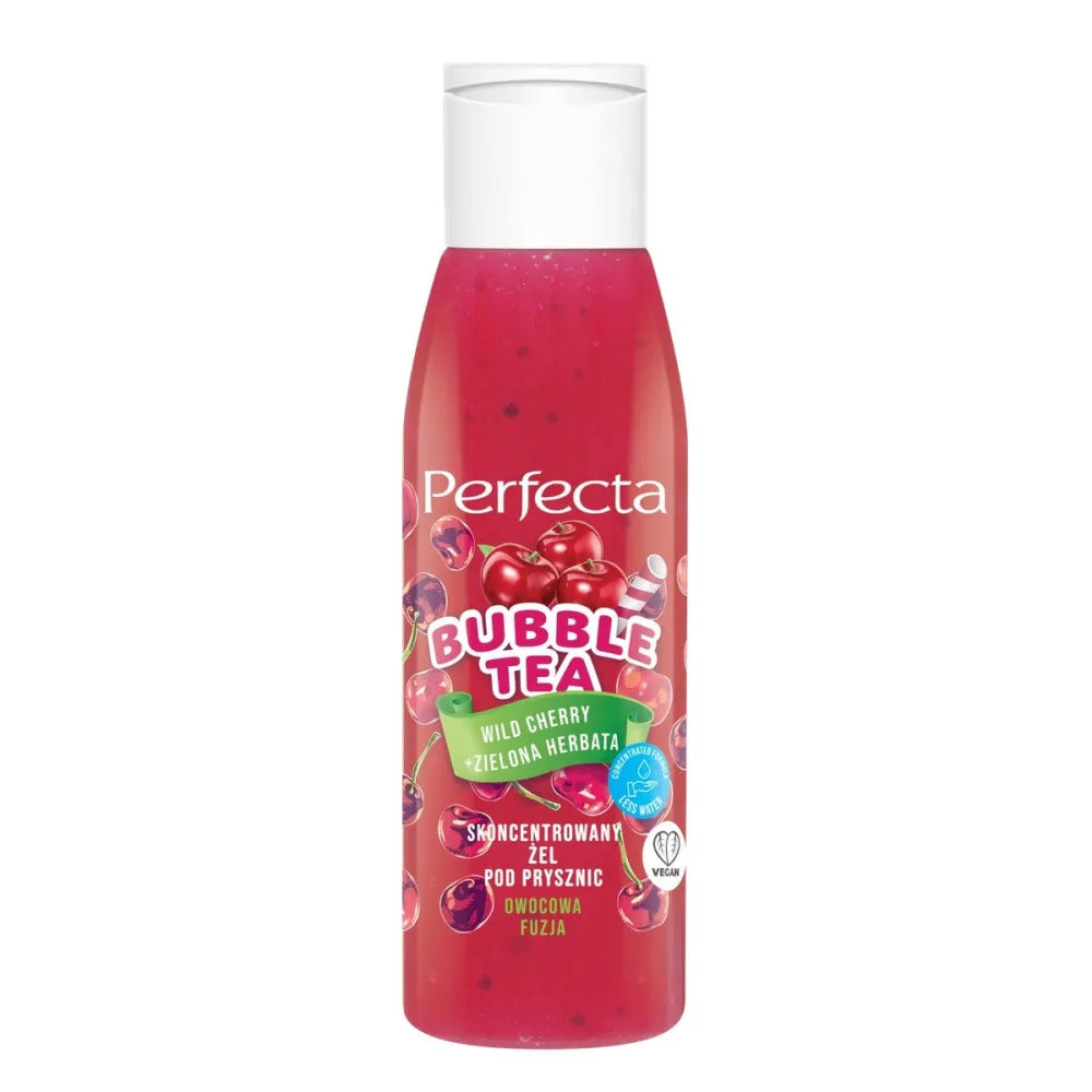 PERFECTA Bubble Tea Shower Gel Vasaros vyšnia Mini - Kosmetika