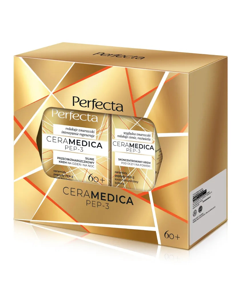 PERFECTA Ceramedica PEP-3 dovanų rinkinys (60+ dienos ir nakties kremas + akių vokų kremas) - Kosmetika