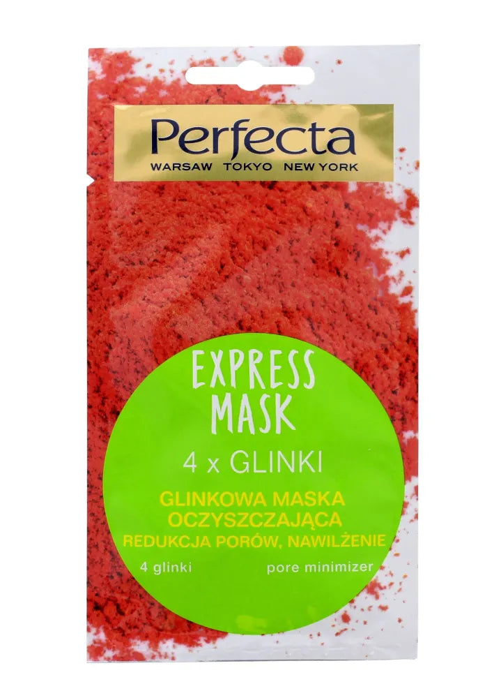 Perfecta Express Mask Clay Cleansing - 4 moliai 8ml - Kosmetika