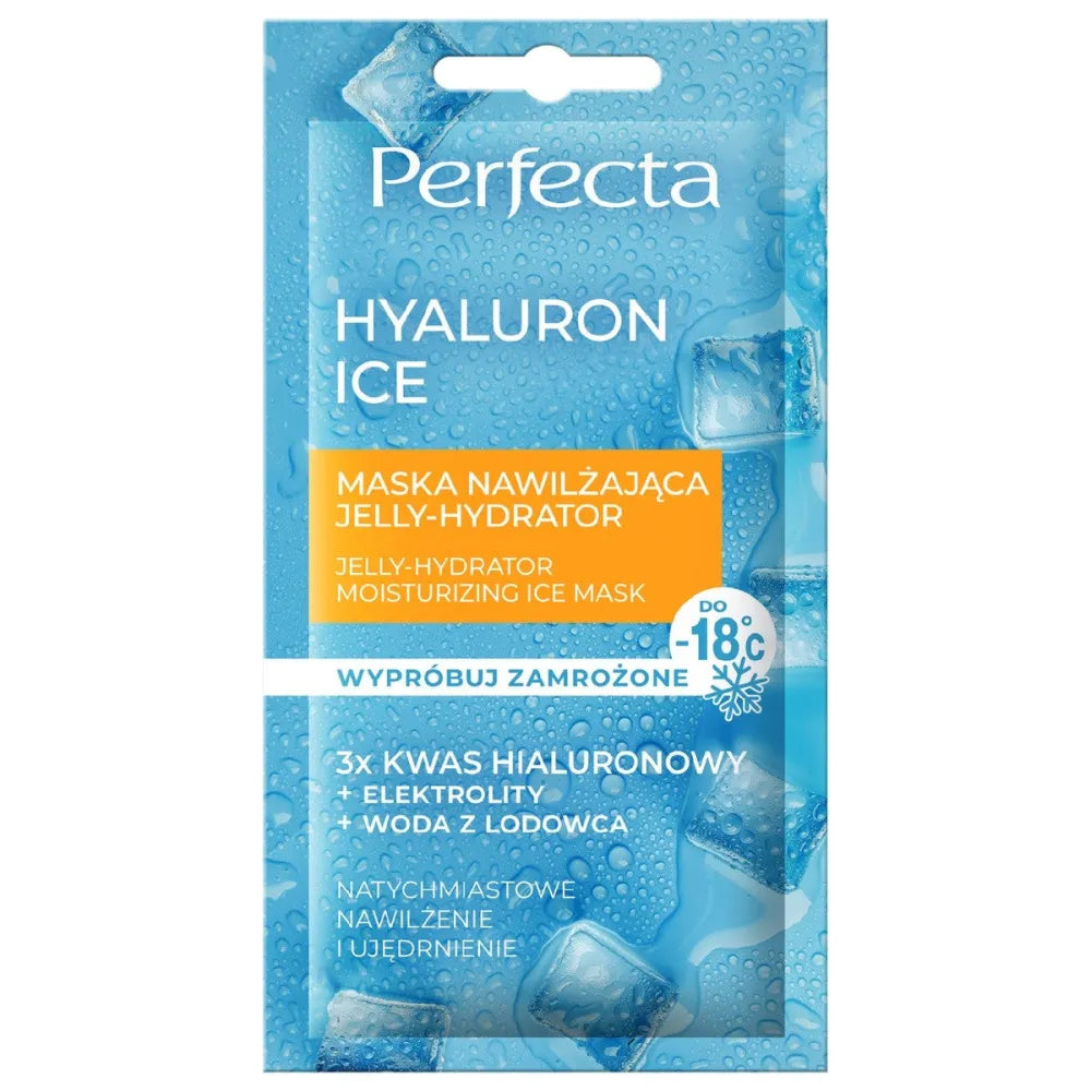 PERFECTA Hyaluron Ice Drėkinamoji Kaukė želė-hidratatorius 8 ml - Kosmetika