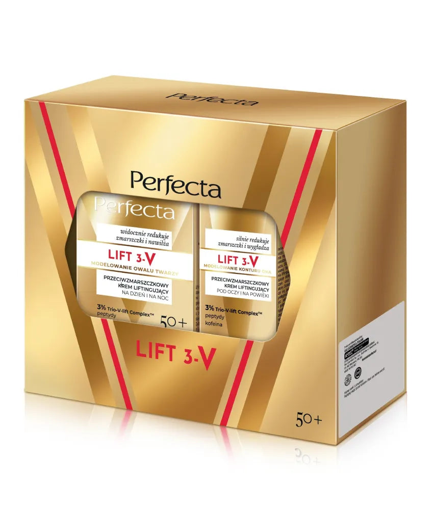 PERFECTA Lift 3-V dovanų rinkinys (50+ dieninis ir naktinis kremas + akių kremas) - Kosmetika