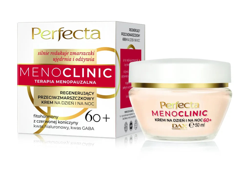 PERFECTA Menoclinic Atkūriamasis kremas nuo raukšlių 60+ dienai ir nakčiai 50 ml - Kosmetika