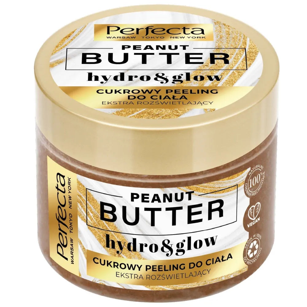 Perfecta Peanut Butter Sugar Body Scrub - papildomas šviesinimas 300g - Kosmetika