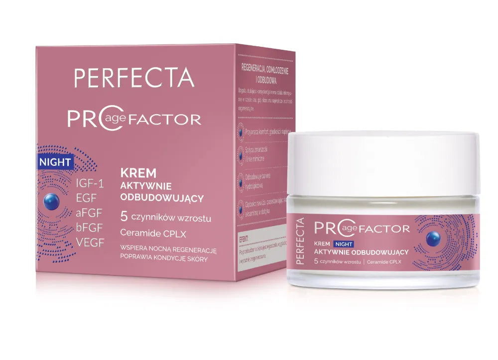 PERFECTA ProAgeFactor Active nighttime regenerating cream - Kosmetika