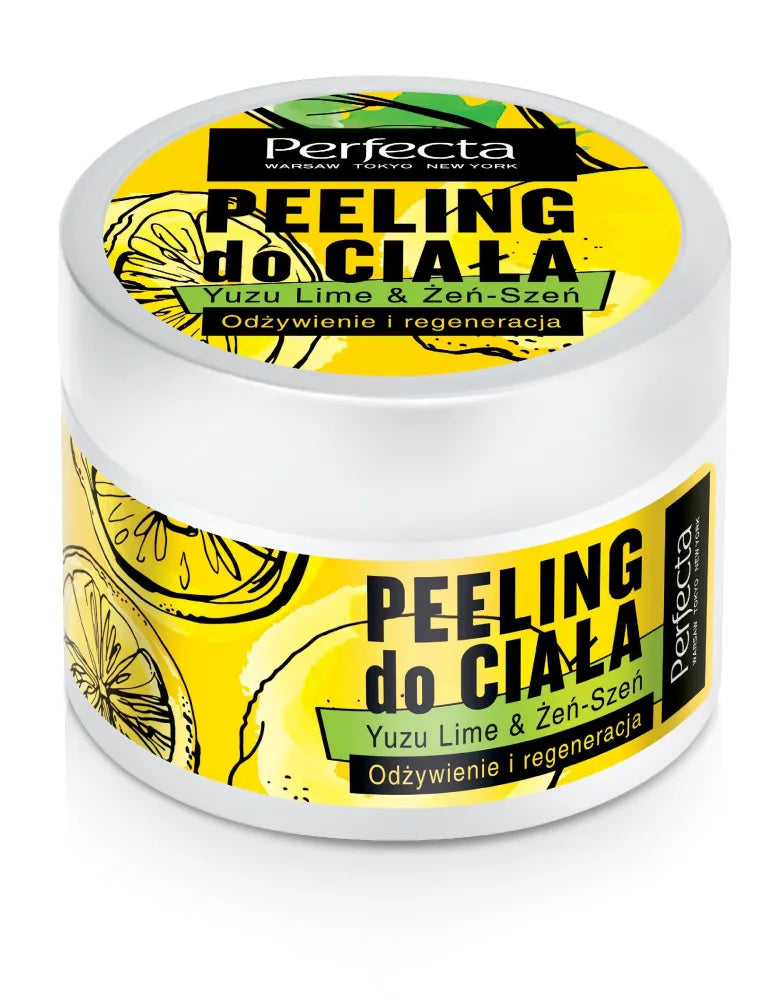 Perfecta Spa Yuzu Lime & Ginseng kūno šveitiklis - maitinimas ir regeneracija 225g - Kosmetika