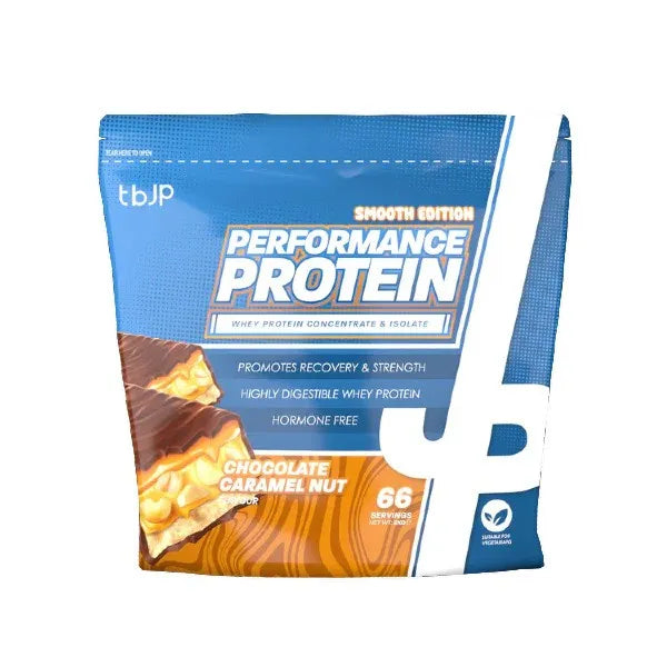 Performance Protein Smooth Caramel Fudge - 2000g - Trained by JP - Sporto papildai