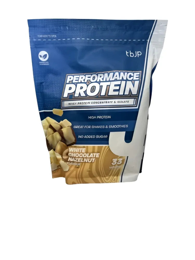 Performance Protein White Chocolate Hazelnut - 1000g - Trained by JP - Sporto papildai