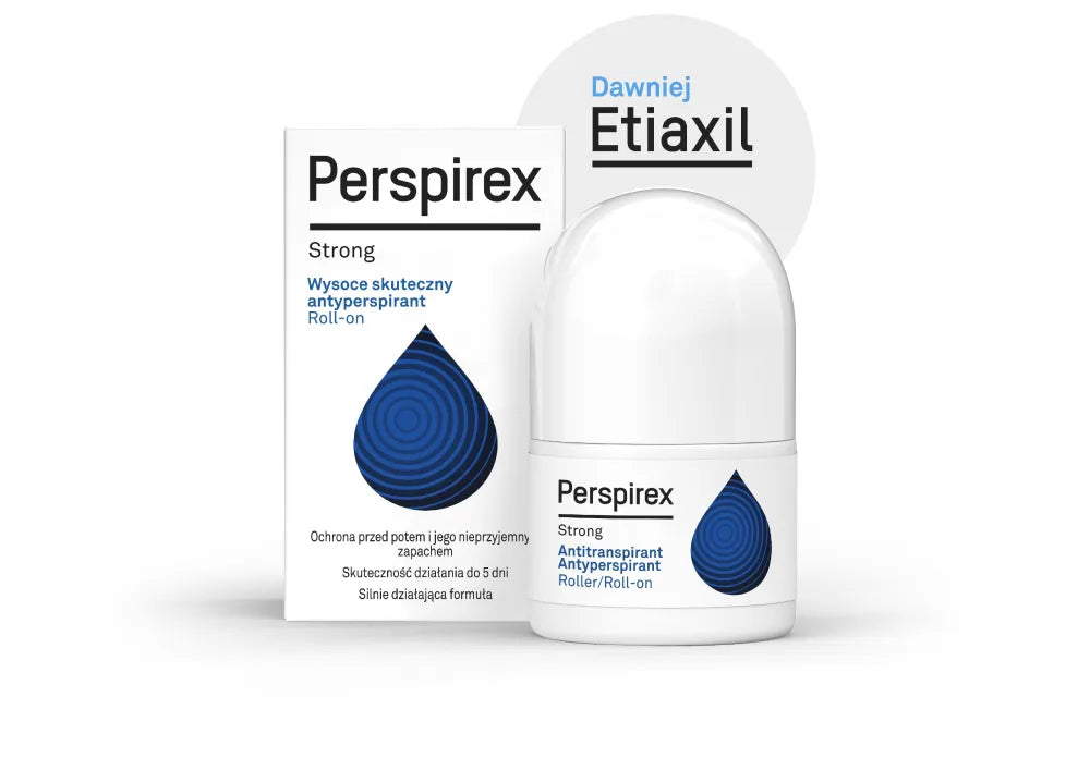 Perspirex Strong Antiperspirant roll-on (5 dienos) - normaliai odai 20ml - Kosmetika