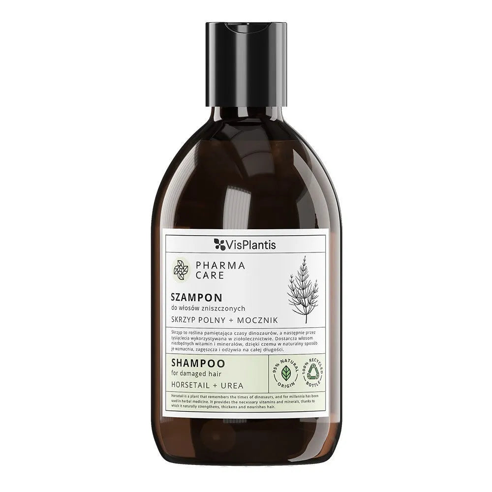 PHARMA CARE Šampūnas pažeistiems plaukams Su šilko + Urea 500 ml - Kosmetika