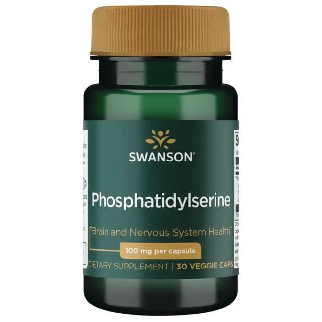 Phosphatidylserine - Nervų sistemai - 100 mg - N30 - Swanson - Papildai