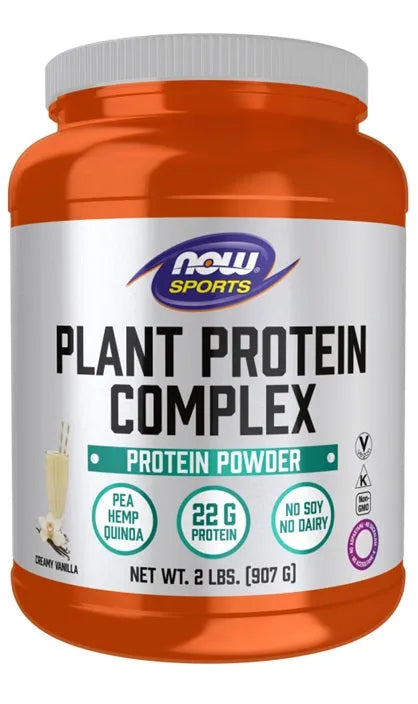 Plant Protein Complex Creamy Vanilla - 907g - NOW Foods - Sporto papildai