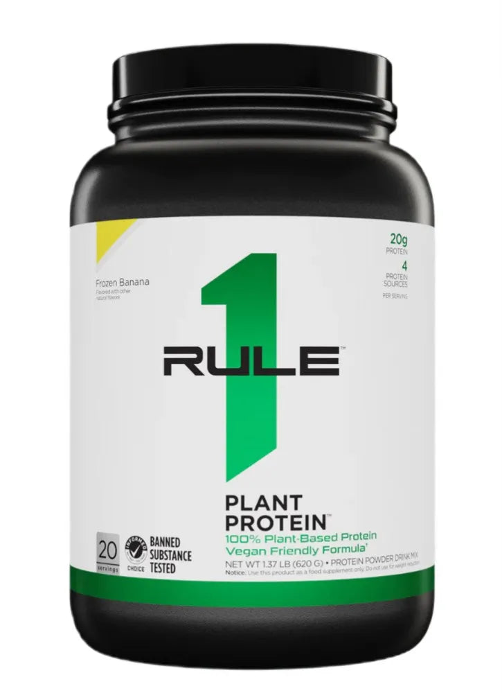 Plant Protein Frozen Banana - 620g - Rule One - Sporto papildai