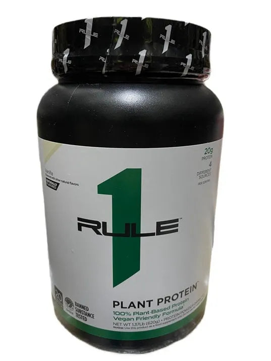 Plant Protein Vanilla Creme - 620g - Rule One - Sporto papildai
