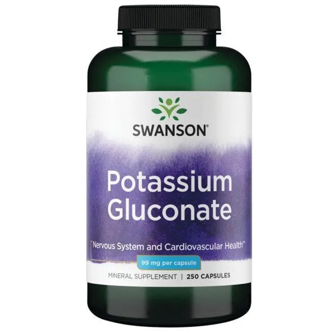 Potassium Gluconate - Kalio gliukonatas - 99 mg - N250 - Swanson - Papildai