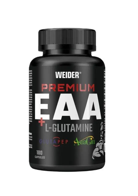 Premium EAA + L-Glutamine - 180 caps - Weider - Sporto papildai