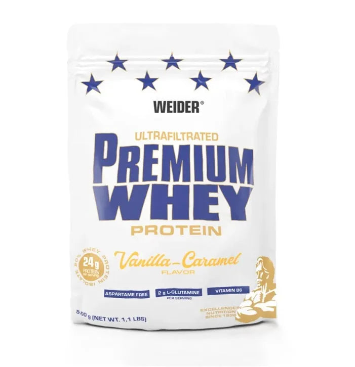 Premium Whey Chocolate Nougat - 500g - Weider - Sporto papildai