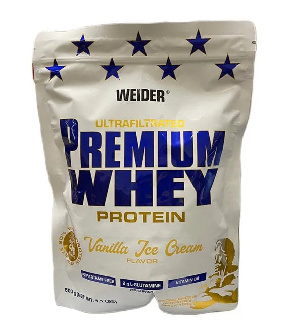 Premium Whey Vanilla Ice Cream - 500g - Weider - Sporto papildai
