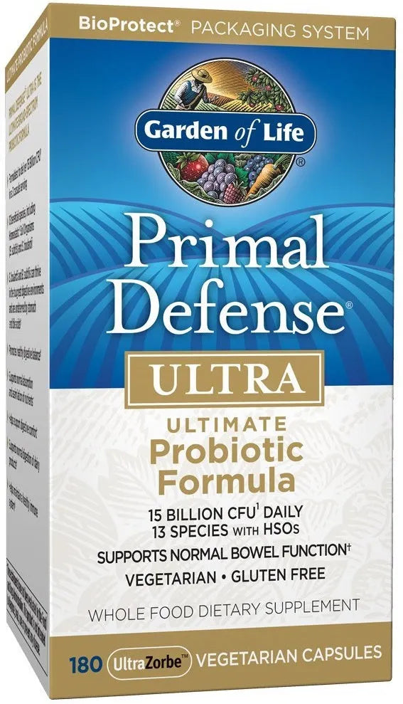 Primal Defense Ultra - 180 vcaps - Garden of Life - Papildai