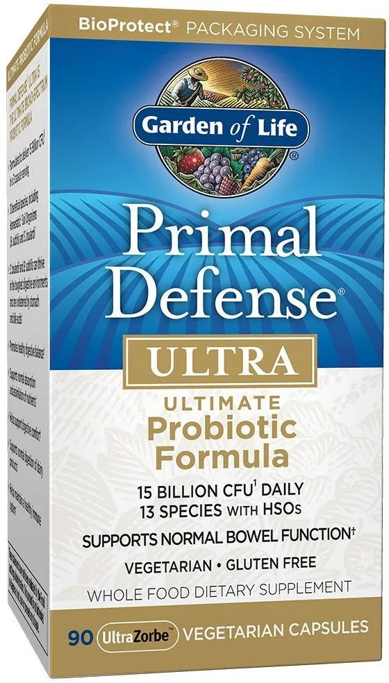 Primal Defense Ultra Ultimate Probiotic Formula - 90 vcaps - Garden of Life - Papildai
