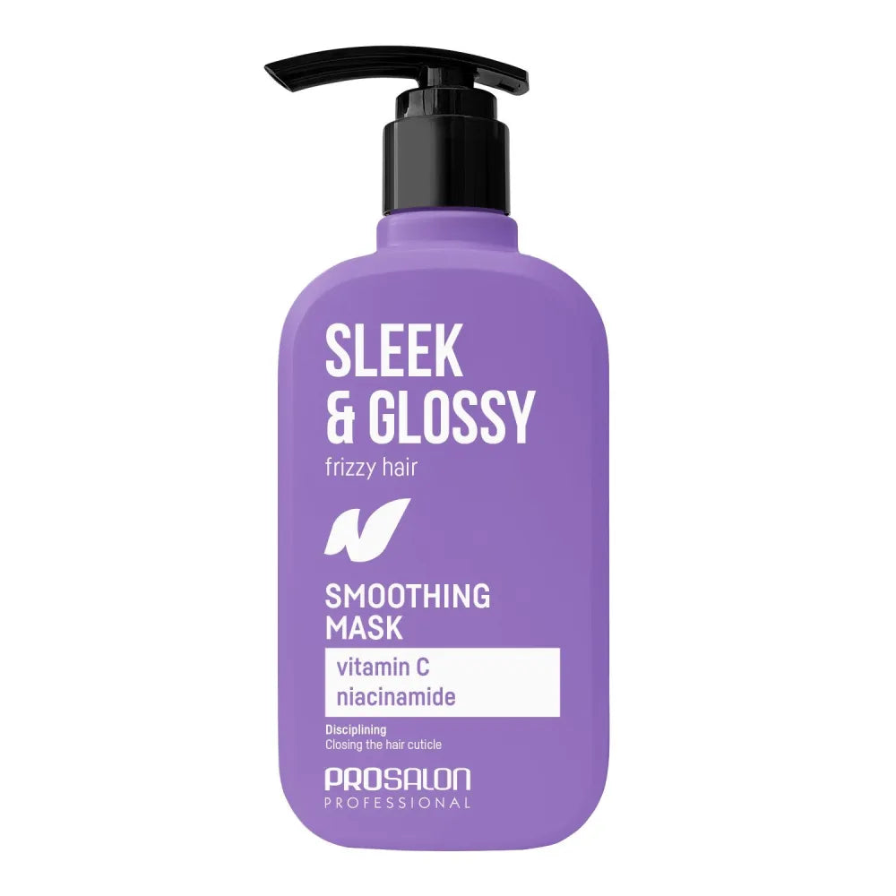 PROSALON Sleek&Glossy glotninanti plaukų kaukė 375 ml - Kosmetika