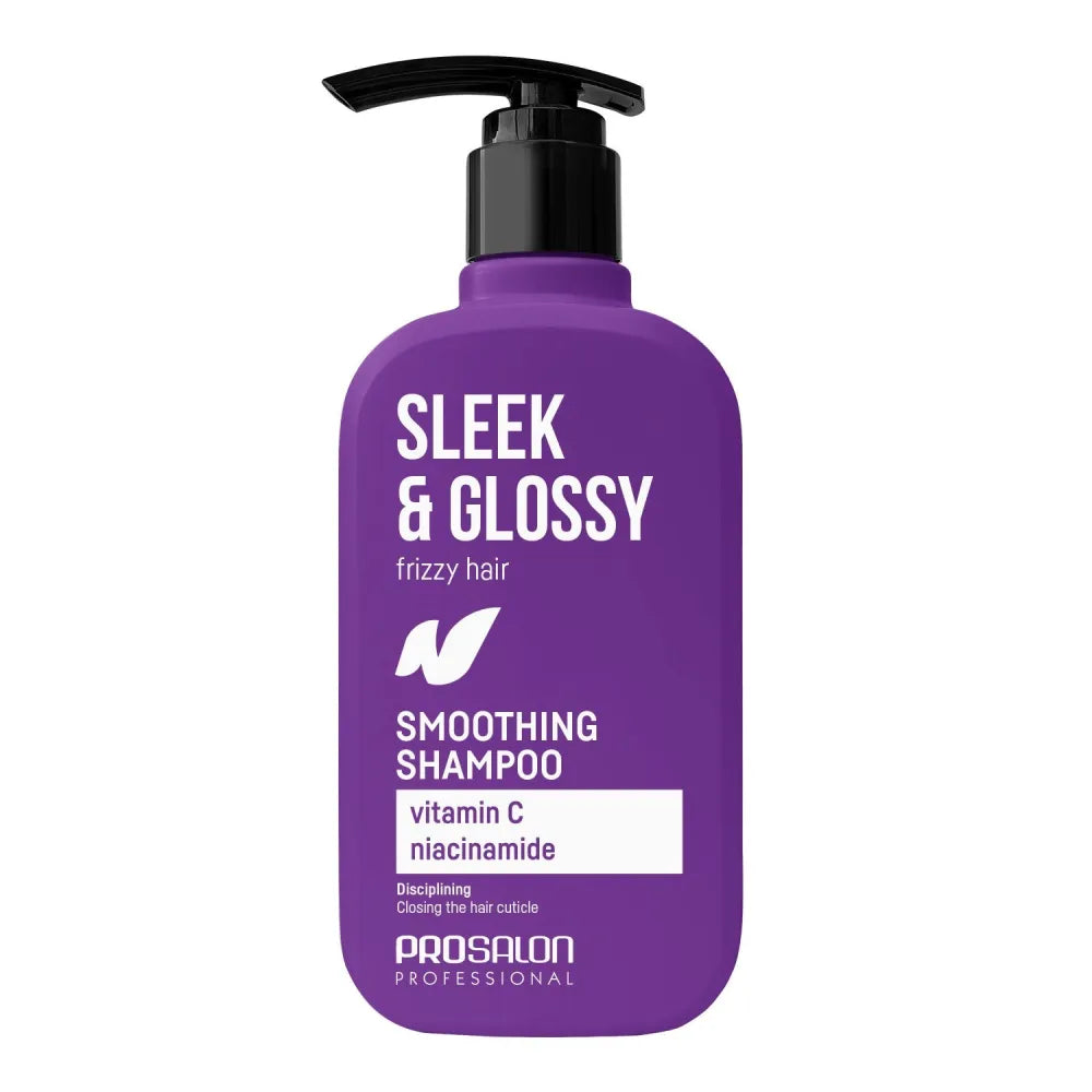 PROSALON Sleek & Glossy Smoothing Hair Shampoo 375 ml - Kosmetika