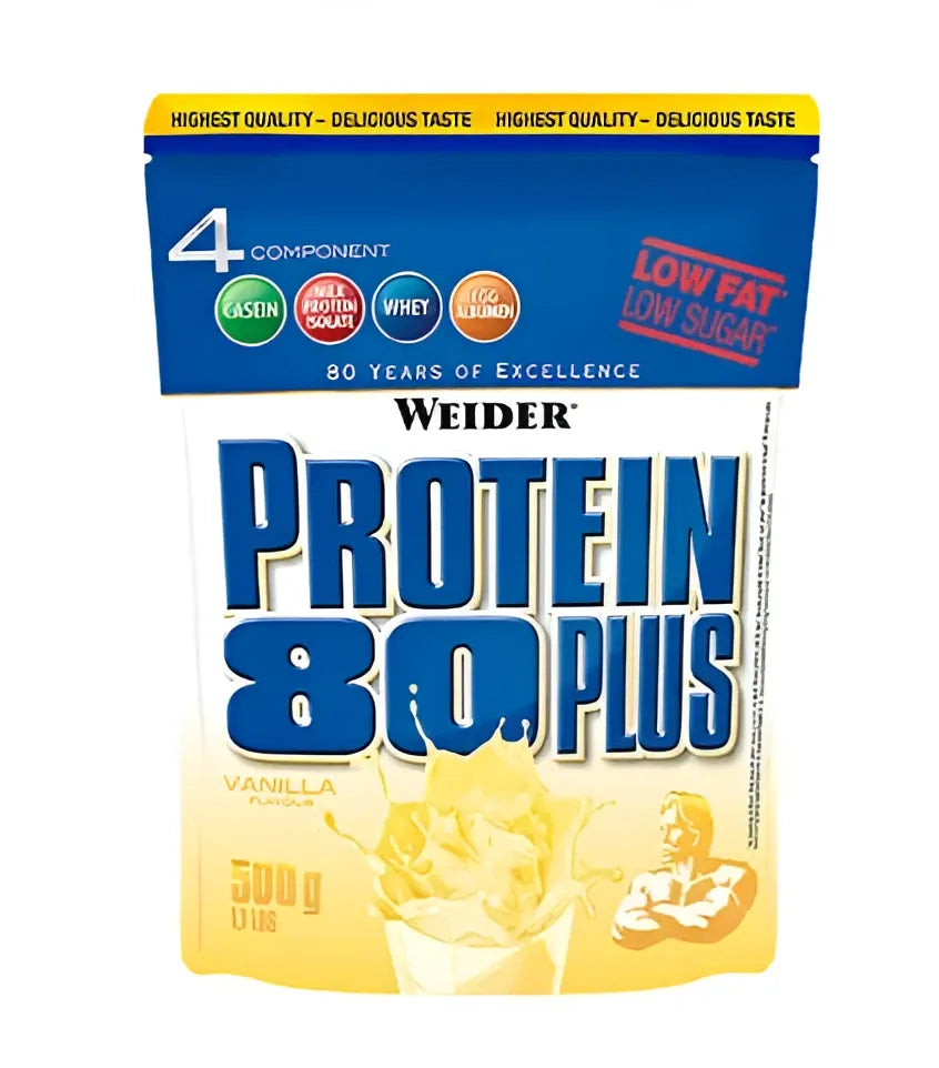 Protein 80 Plus Vanilla - 500g - Weider - Sporto papildai