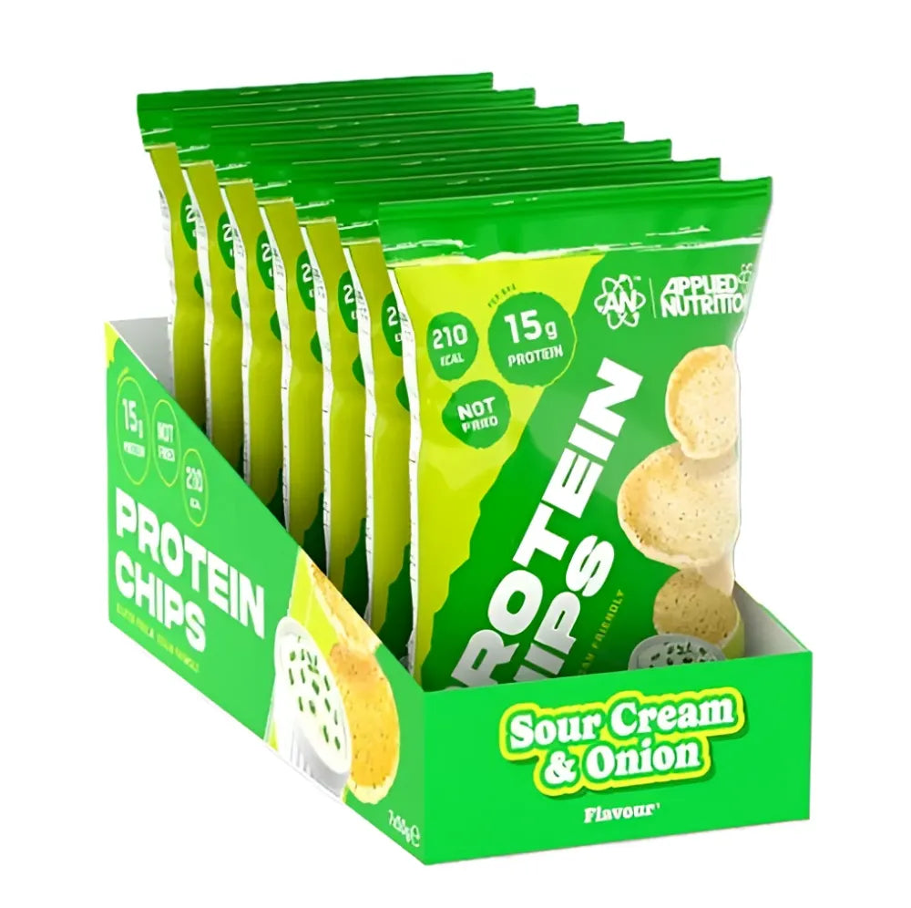 Protein Chips Sour Cream & Onion - 7 x 50g - Applied Nutrition - Sporto papildai