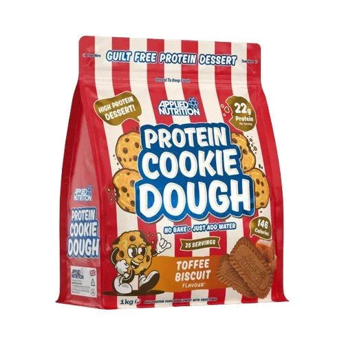 Protein Cookie Dough Dessert Toffee Biscuit - 1000g - Applied Nutrition - Sporto papildai