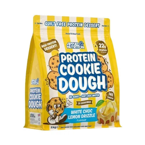 Protein Cookie Dough Dessert White Choc Lemon Drizzle - 1000g - Applied Nutrition - Sporto papildai