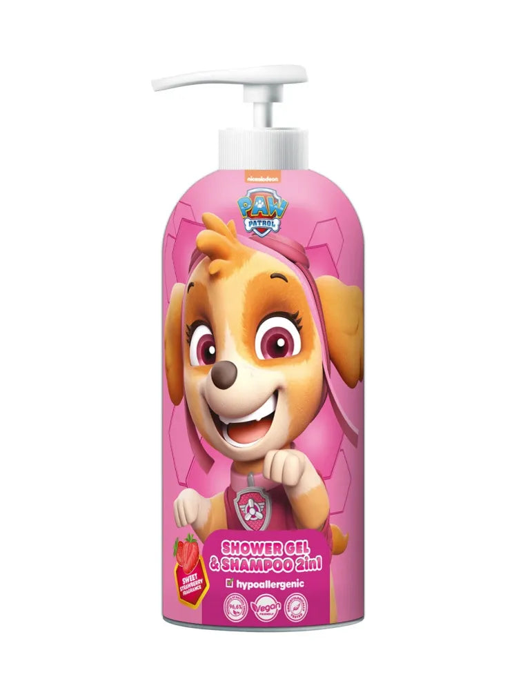 PSI PATROL Shower Gel and Shampoo 2-in-1 - Skye Strawberry 1000 ml - Vaikui ir mamai
