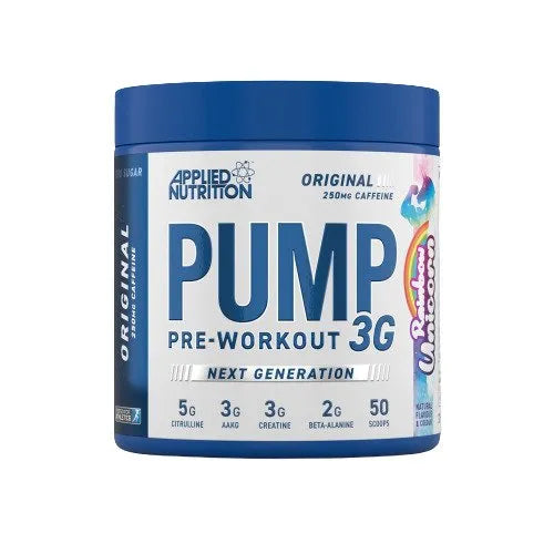 Pump 3G Pre-Workout Rainbow Unicorn - 375g - Applied Nutrition - Sporto papildai