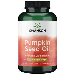 Pumpkin Seed Oil - Moliūgų sėklų aliejus - 1000 mg - N100 - Swanson - Papildai