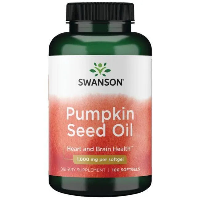 Pumpkin Seed Oil - Moliūgų sėklų aliejus - 1000 mg - N100 - Swanson - Papildai