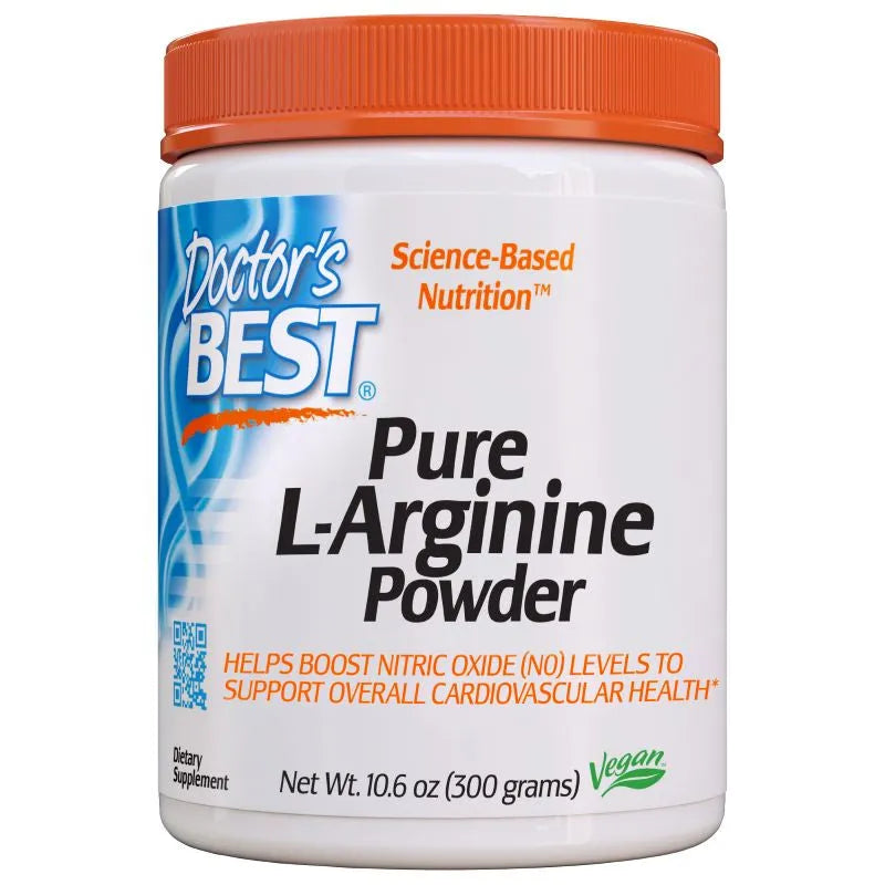 Pure L-Arginine Powder - 300g - Doctor’s Best - Papildai