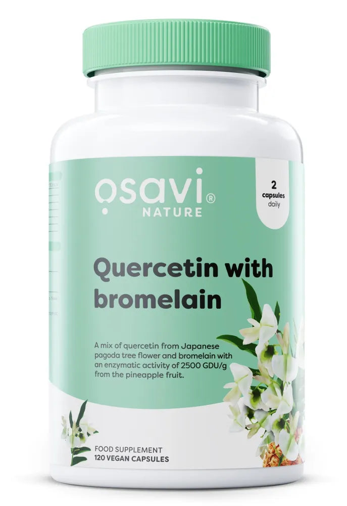 Quercetin with Bromelain - 120 vegan caps - Osavi - Papildai