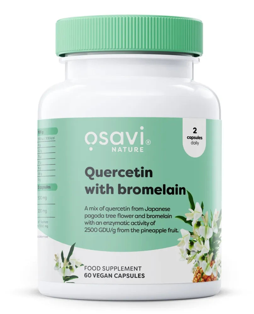 Quercetin with Bromelain - 60 vegan caps - Osavi - Papildai